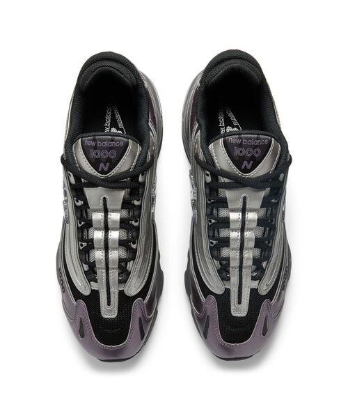 N.HOOLYWOOD（N.ハリウッド）の「M1000EGY（スニーカー・メンズ・シルバー系その他2・26/26.5/27/27.5/28/28.5）」の3枚目の写真