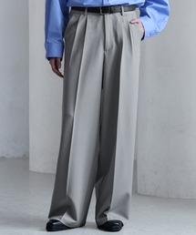 CLEL（クレイル）の「【CLEL】Prime TR Semi-wide Tuck Slacks   プライムTR セミワイドタックスラックス（スラックス）」