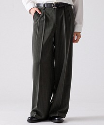 CLEL（クレイル）の「【CLEL】Prime TR Semi-wide Tuck Slacks   プライムTR セミワイドタックスラックス（スラックス）」