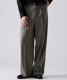 CLEL | 【CLEL】Prime TR Semi-wide Tuck Slacks / プライムTR セミワイドタックスラックス(スラックス)