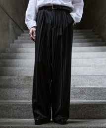 CLEL（クレイル）の「【CLEL】Prime TR Semi-wide Tuck Slacks   プライムTR セミワイドタックスラックス（スラックス）」