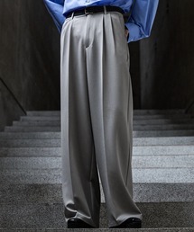 CLEL（クレイル）の「【CLEL】Prime TR Semi-wide Tuck Slacks / プライムTR セミワイドタックスラックス（スラックス）」