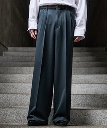 CLEL（クレイル）の「【CLEL】Prime TR Semi-wide Tuck Slacks   プライムTR セミワイドタックスラックス（スラックス）」