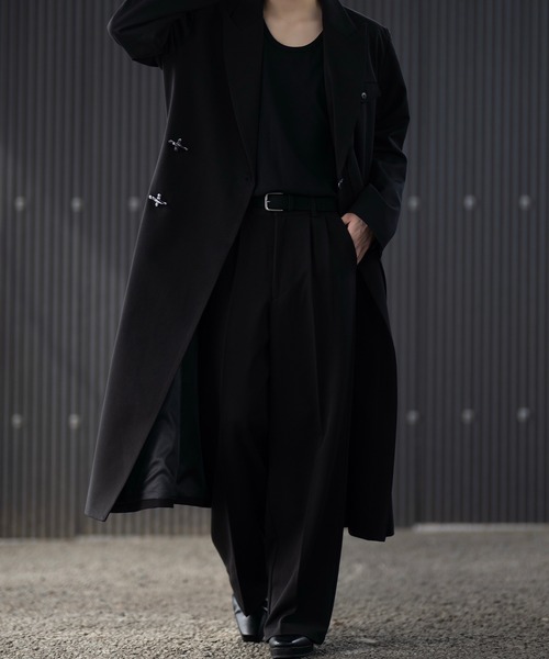 CLEL（クレイル）の「【CLEL】Prime TR Semi-wide Tuck Slacks