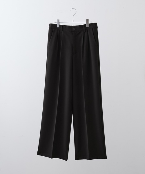 CLEL(クレイル)の「【CLEL】Prime TR Semi-wide Tuck Slacks / プライムTR セミワイドタックスラックス(スラックス・メンズ・チャコールグレー/グレー系1/ブラック/ベージュ系1/グレー系2/ブルー系/ブラック系1・XS/L/M/S)」の8枚目の写真
