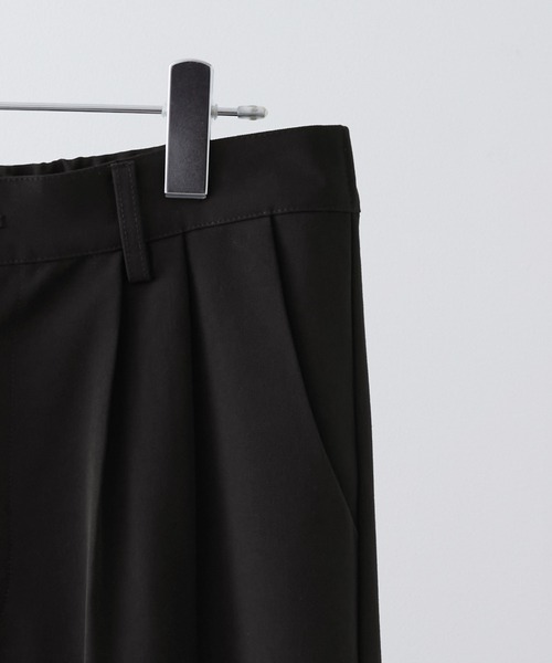 CLEL(クレイル)の「【CLEL】Prime TR Semi-wide Tuck Slacks / プライムTR セミワイドタックスラックス(スラックス・メンズ・チャコールグレー/グレー系1/ブラック/ベージュ系1/グレー系2/ブルー系/ブラック系1・XS/L/M/S)」の12枚目の写真
