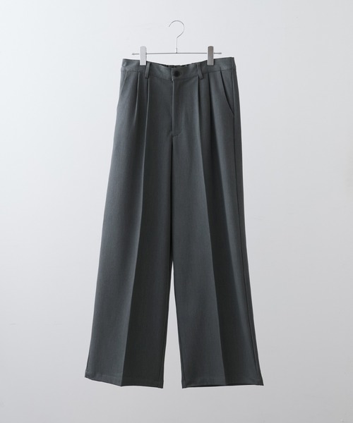 CLEL Prime TR 3D Tuck Pants ライトグレー CLEL】プライム TR 3Dタックパンツ ライトグレー Sサイズ