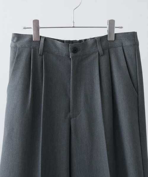 CLEL Prime TR 3D Tuck Pants ライトグレー CLEL（クレイル）の「【CLEL】Prime TR 3D Tuck Pants