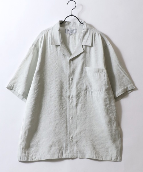 セール】Thickness Open Collar Shirt/接触冷感 ビッグ