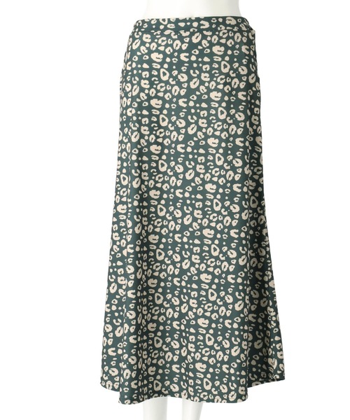 anap mimpi（アナップミンピ）の「レオパード柄 セミフレア ロング スカート（スカート・レディース・ベージュ/ダークグレー/ブルー・FREE）」の13枚目の写真
