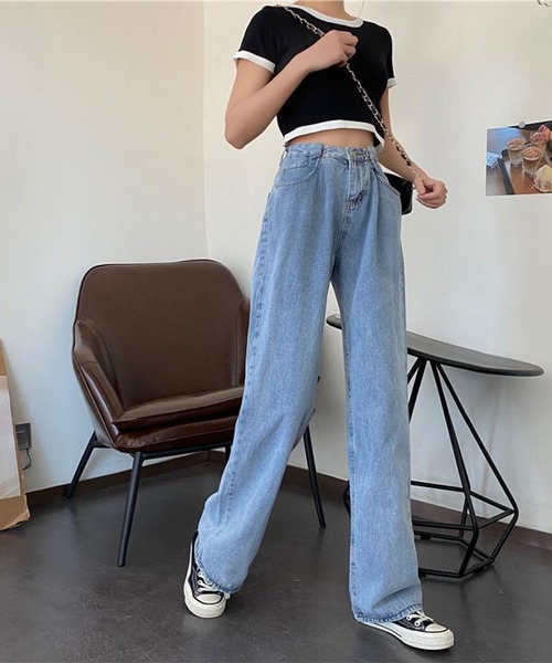 by LEGNA(バイレグナ)の「サイズ調節できるウエストホックデニム(デニムパンツ・レディース・ブラック/ホワイト/インディゴブルー/ライトインディゴブルー/スミクロ・SMALL/MEDIUM/LARGE/X-LARGE)」の19枚目の写真