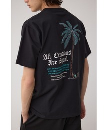 ベア天竺バック刺繍TEE