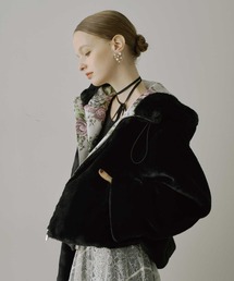 VIOLETTA | ラウンドヘムファーブルゾン(ブルゾン)