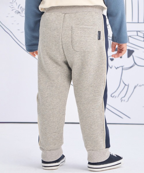 combimini（コンビミニ）の「あったか裏起毛裾リブパンツ（その他パンツ・キッズ・アイボリー/杢グレー・80/90/100/110/120）」の11枚目の写真