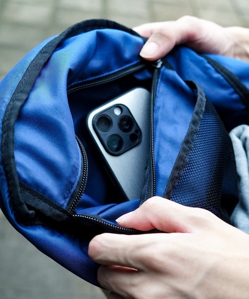 Healthknit(ヘルスニット)の「【Healthknit/ヘルスニット】撥水ナイロン11pocketsリュック HKB-1156B(バックパック/リュック・メンズ・ブラック/ベージュ/ネイビー/ブラウン/グレー・FREE)」の17枚目の写真