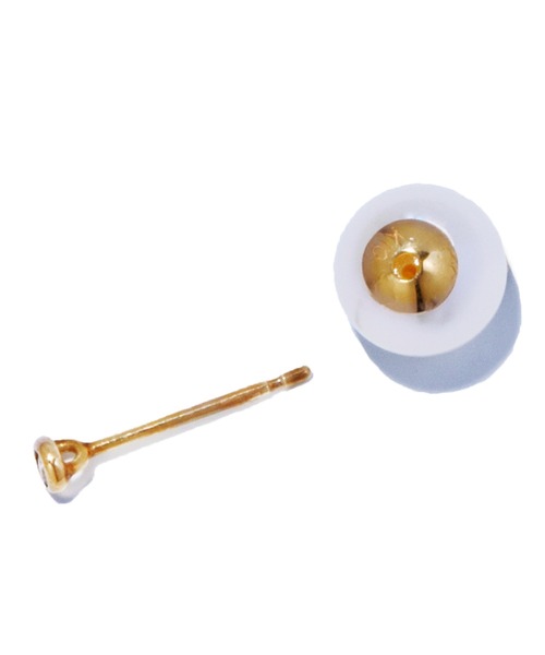 les bonbon（ルボンボン）の「【les bonbon】diamond pierce &pearl cacth/ダイヤモンドピアス＆パールキャッチ（ピアス（片耳用）・レディース・ホワイト・FREE）」の4枚目の写真