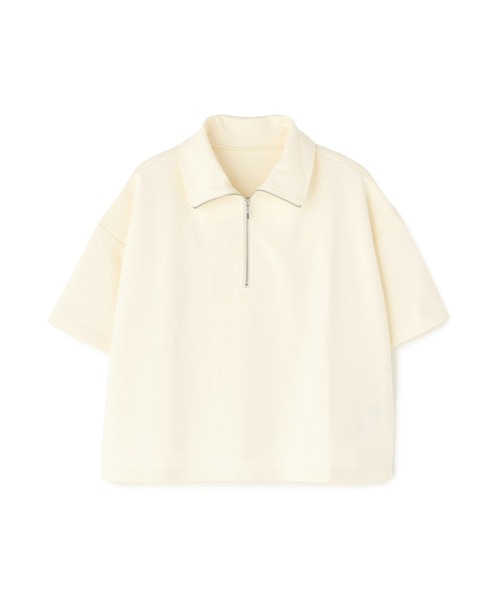 N.(N. Natural Beauty Basic)(エヌエヌナチュラルビューティーベーシック)の「ハーフジッププルオーバー(Tシャツ/カットソー・レディース・オフホワイト/チャコールグレー/ライトグリーン・MEDIUM)」の19枚目の写真