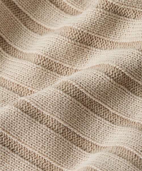 G-STAR（ジースター）の「WASHED LOOSE KNIT/ウォッシュ加工オーバーサイズルーズニットセーター（ニット/セーター・レディース・ブルー系その他/ベージュ系その他・SMALL/X-SMALL/MEDIUM）」の8枚目の写真