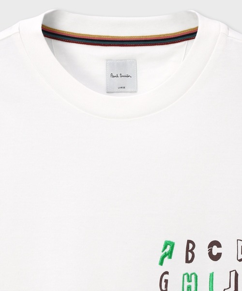 Alphabet' Tシャツ / 253551 919T（Tシャツ/カットソー）｜Paul