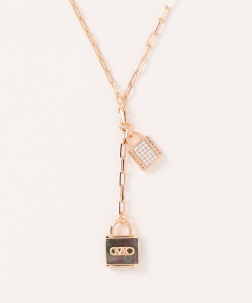 MICHAEL KORS パヴェ ハロ ネックレス　ピンクゴールド ダイヤモンド パヴェ ハロ ネックレス | ネックレス | マイケル・コース