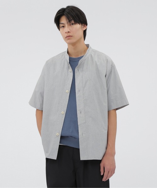 ＭＨＬ コットンシャツ WASHED OUT COTTON LINEN SHIRT | MHL.（エムエイチエル