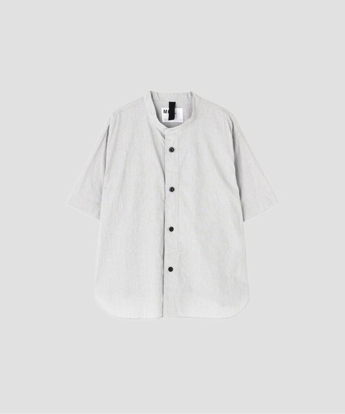 MHL.（エムエイチエル）の「LIGHT WASHED COTTON POPLIN SHIRT（シャツ/ブラウス・メンズ・ネイビー系1/ホワイト系その他5・SMALL/LARGE/MEDIUM）」の5枚目の写真