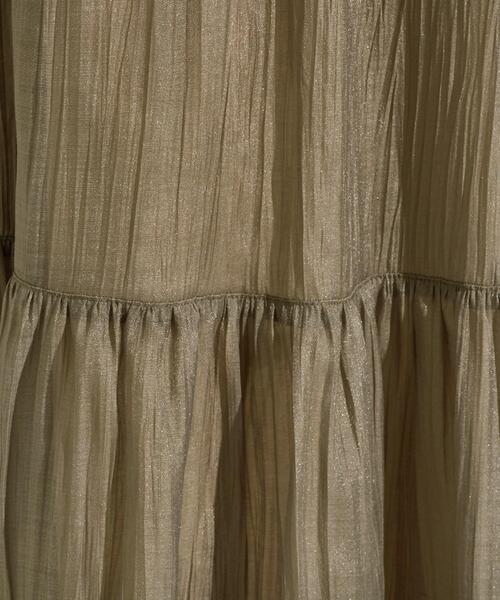 INDIVI（インディヴィ）の「【2点セット／着回し◎】ノースリーブ＆ティアードスカート カセット服（ワンピース・レディース・オリーブ系3/ブラック系4/ブルーグリーン・40/38/36/19/15 /13/05）」の18枚目の写真