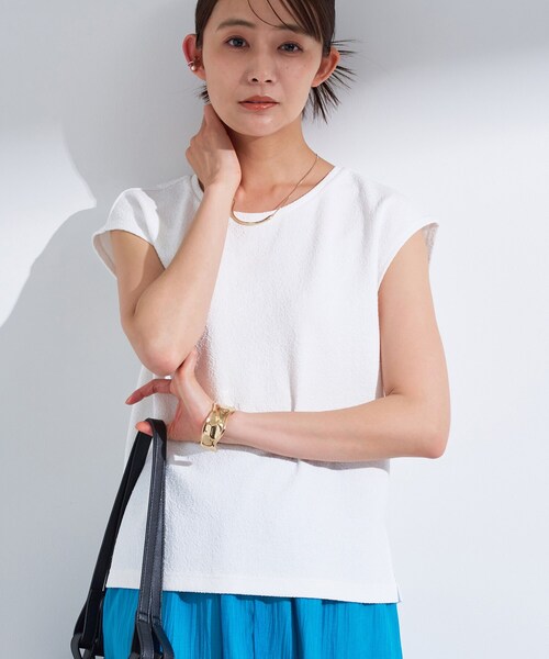 INDIVI（インディヴィ）の「【2点セット／着回し◎】ノースリーブ＆ティアードスカート カセット服（ワンピース・レディース・オリーブ系3/ブラック系4/ブルーグリーン・40/38/36/19/15 /13/05）」の19枚目の写真