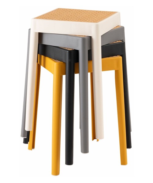 FREAK'S STORE（フリークスストア）の「スタッキングスツール（家具・メンズ・ホワイト/イエロー/グレー/ブラック・ONE SIZE）」の5枚目の写真