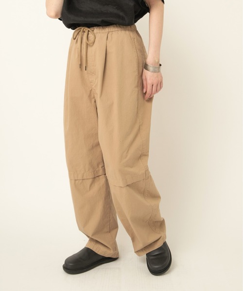 RNA-N(アールエヌエーエヌ)の「R4377 OGNネップニータックパンツ(その他パンツ・レディース・ブラック/ベージュ/カーキ・FREE)」の2枚目の写真