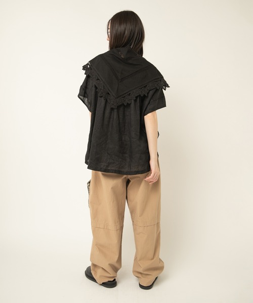 RNA-N(アールエヌエーエヌ)の「R4377 OGNネップニータックパンツ(その他パンツ・レディース・ブラック/ベージュ/カーキ・FREE)」の12枚目の写真