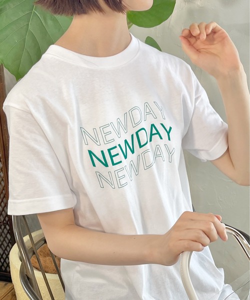 spiritoso(スピリトーゾ)の「【spiritoso】シンプルロゴアソートプリント半袖Tシャツ(Tシャツ/カットソー・レディース・ホワイト系その他2/ブラック系その他/グレー/ブラック系その他2/アイボリー/グリーン系その他/グリーン系その他2/ホワイト系その他/レッド・X-LARGE/MEDIUM/LARGE/SMALL)」の17枚目の写真