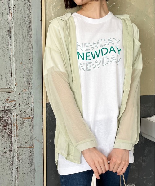 spiritoso(スピリトーゾ)の「【spiritoso】シンプルロゴアソートプリント半袖Tシャツ(Tシャツ/カットソー・レディース・ホワイト系その他2/ブラック系その他/グレー/ブラック系その他2/アイボリー/グリーン系その他/グリーン系その他2/ホワイト系その他/レッド・X-LARGE/MEDIUM/LARGE/SMALL)」の20枚目の写真