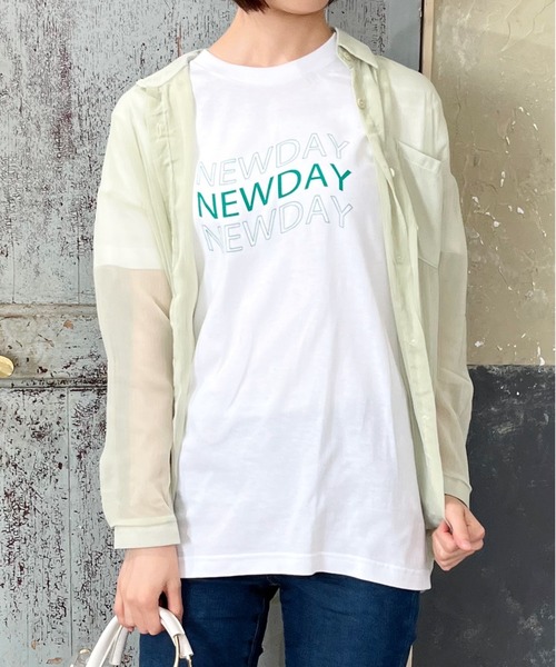 spiritoso(スピリトーゾ)の「【spiritoso】シンプルロゴアソートプリント半袖Tシャツ(Tシャツ/カットソー・レディース・ホワイト系その他2/ブラック系その他/グレー/ブラック系その他2/アイボリー/グリーン系その他/グリーン系その他2/ホワイト系その他/レッド・X-LARGE/MEDIUM/LARGE/SMALL)」の22枚目の写真