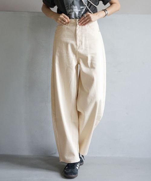 DONOBAN（ドノバン）の「コクーンカツラギパンツ（デニムパンツ・レディース・キナリ・マルチサイズ）」の19枚目の写真