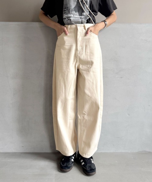 DONOBAN（ドノバン）の「コクーンカツラギパンツ（デニムパンツ・レディース・キナリ・マルチサイズ）」の7枚目の写真