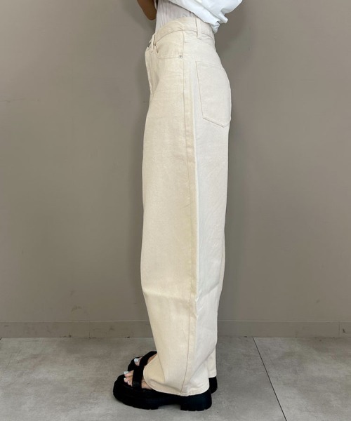 DONOBAN（ドノバン）の「コクーンカツラギパンツ（デニムパンツ・レディース・キナリ・マルチサイズ）」の12枚目の写真