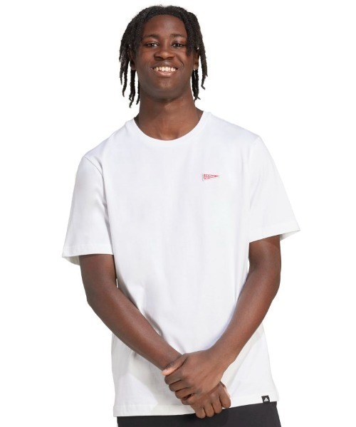 adidas（アディダス）の「アディダス adidas M PENNANT Tシャツ（Tシャツ/カットソー・メンズ・ブラック/ブルー/ホワイト・M/S/3L/LL/L）」の4枚目の写真
