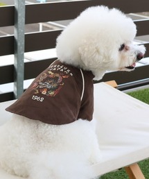 KRIFF MAYER（クリフメイヤー）の「【犬服･前開き･着脱簡単】DOGスーベニア刺繍JK（ペットウェア）」