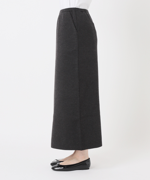 2025今期IENAイエナ☆WEB限定スーパーファインスムースニットスカートF黒 IENA（イエナ） スカート 「追加」スーパーファインスムースニット