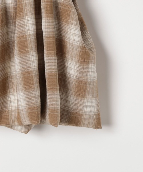 BAYFLOW（ベイフロー）の「[レイヤードスタイルに]チェックビスチェ（その他トップス・レディース・ライトブラウン/ネイビー/ブラック・FREE）」の17枚目の写真