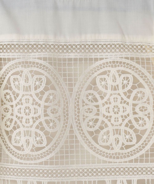 JEANASIS（ジーナシス）の「エンブロイダリーレースブラウス/573278（シャツ/ブラウス・レディース・オフホワイト/チャコールグレー/ブラック・FREE）」の10枚目の写真