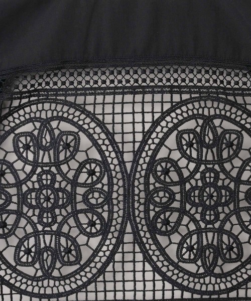 JEANASIS（ジーナシス）の「エンブロイダリーレースブラウス/573278（シャツ/ブラウス・レディース・オフホワイト/チャコールグレー/ブラック・FREE）」の11枚目の写真