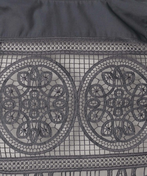 JEANASIS（ジーナシス）の「エンブロイダリーレースブラウス/573278（シャツ/ブラウス・レディース・オフホワイト/チャコールグレー/ブラック・FREE）」の12枚目の写真