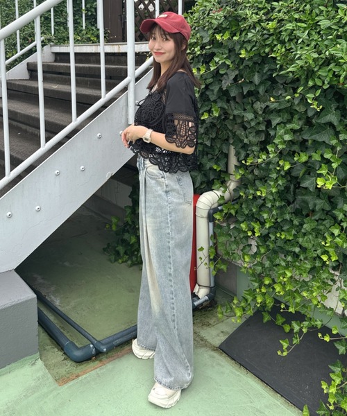 PUBLIC TOKYO パブリックトウキョウ エンブロイダリー レースブラウス PUBLIC TOKYO パブリックトウキョウ エンブロイダリー レースブラウス