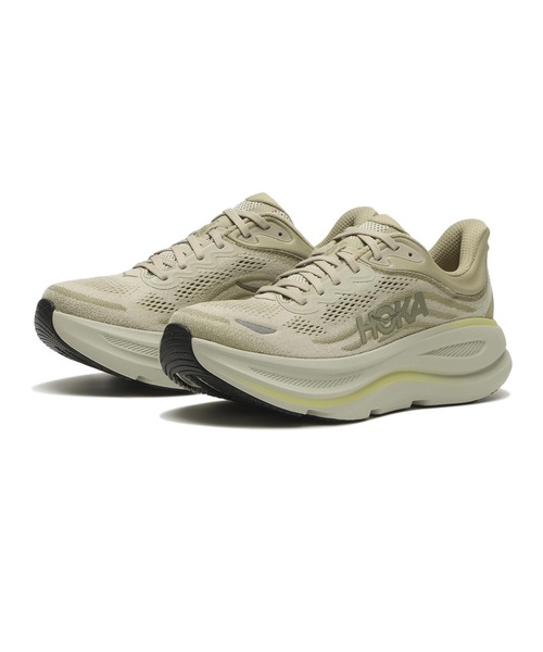 HOKA(ホカ)の「BONDI 9 1162011-GSSL(スニーカー・メンズ・カーキ・28.5cm/28.0cm/27.5cm/27.0cm/26.5cm/26.0cm/29.0cm/25.5cm/25.0cm)」の3枚目の写真