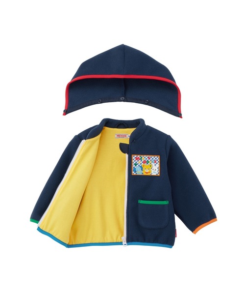 MIKI HOUSE（ミキハウス）の「ミキハウスフレンズフリースジャンパー（その他アウター・キッズ・ピンク/ネイビー・80ｃｍ/90cm/130cm/120cm/100cm/110cm）」の13枚目の写真