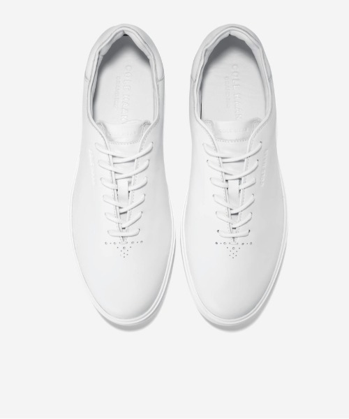 COLE HAAN（コールハーン）の「グランドプロ リュクス ホールカット スニーカー mens（スニーカー・メンズ・ホワイト・9/10.5/7/7.5/8/8.5/9.5/10）」の4枚目の写真