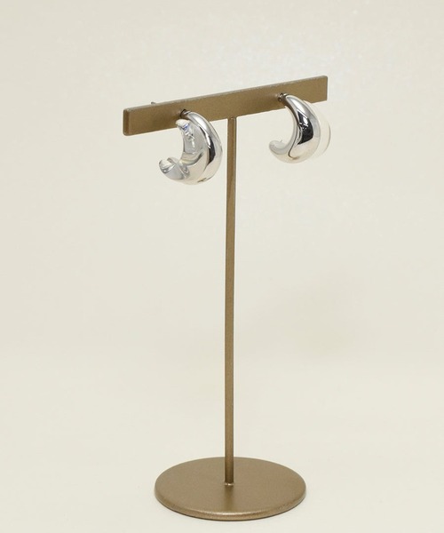 GOLDY（ゴールディ）の「【GOLDY】クリア×チタンピアス 1230104（ピアス（両耳用）・レディース・シルバー/ゴールド・FREE）」の4枚目の写真