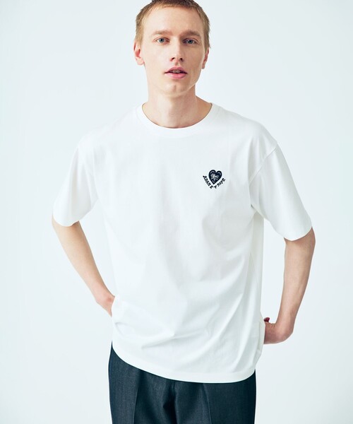 ADAM ET ROPE'(アダムエロペ)の「【Chocomoo×ADAM ET ROPE 】刺しゅう TEE(Tシャツ/カットソー・メンズ・ホワイト・FREE)」の12枚目の写真